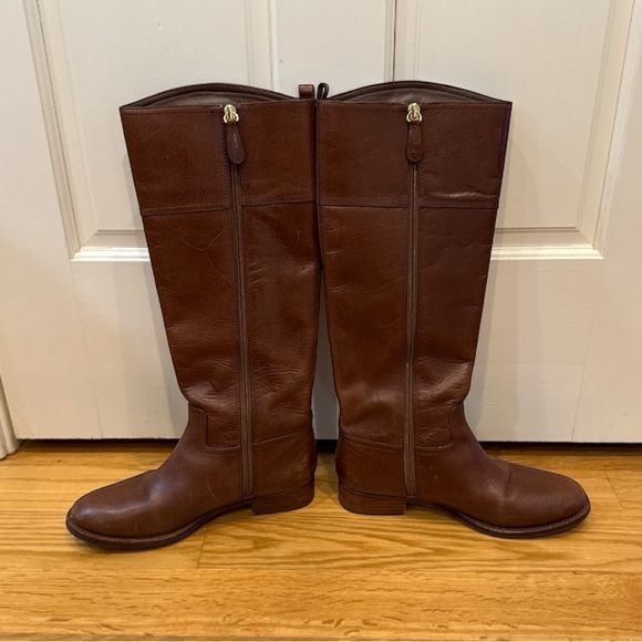 Tory Burch Brown Leather Boots - Picture 3 of 15